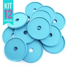 Kit 12 Discos GG 45mm de Caderno Infinito Sistema Inteligente Amor Infinito Cadernos - Círculo