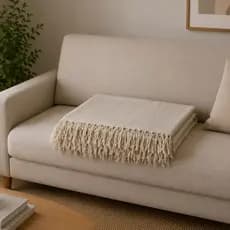Manta Sofá Cama Decorativa Casal Algodão 100% Super King Tamanho Grande 2,25 x 3,00 m Moderna Cores
