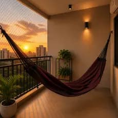 Rede Descanso Algodão 100% Casal Reforçada Dormir Luxo Gigante Manoel Bezerra  TAM 2,50 X 1,60