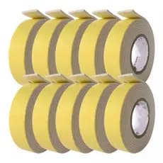 Kit 10 Fitas Banana Dupla Face Adesivo De Espuma 2,4cm X 10m