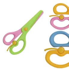 Tesoura Escolar Infantil Super Segura - Sem Lâmina - Leo e Leo! Ideal para Crianças!