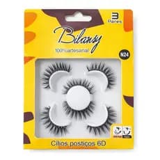 Cilios Postiços 100% Artesanal Bilansy 6d 3 Pares