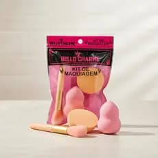 Kit De Maquiagem Bello Charme Profissional  3 Peças