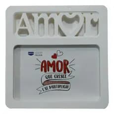 Porta Retrato Amor 10x15 Pr-82632-br Square