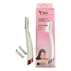 Caneta Depilador Facial Com Led C/ 3 Laminas Profissional