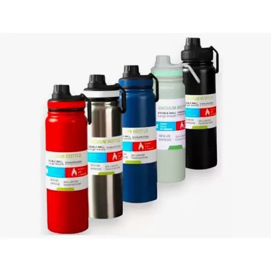 Garrafa Termica 800ml, Espacial Quente Frio Com Isolamento
