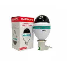 Lâmpada Giratória Led Rgb - Kapbom - (KA-1099 / VX-001) Projetor De Estrelas + Bocal E27 (conecta direto na tomada) - Pandin Tech