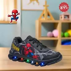 Tenis Personalizado Infantil Menino Super Herói Homem-Aranha Leve Confortavel Modinha Criança