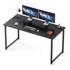 Mesa Escrivaninha MDF Preta Industrial 90 CM Moderna Home Office Quarto Estudo Computador Notebook