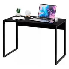Mesa Escrivaninha MDF Preta Industrial 70 CM Moderna Home Office Quarto Estudo Computador Notebook