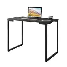 Mesa Escrivaninha Preta Industrial MDF 60 CM Moderna Home Office Quarto Estudo Computador Notebook