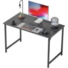 Mesa Escrivaninha MDF Preta Industrial 70 CM Moderna Home Office Quarto Estudo Computador Notebook
