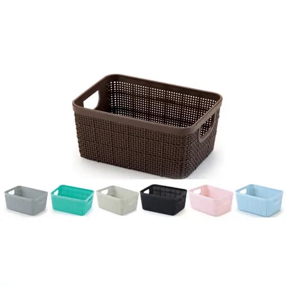 Cesto Decorativo Organizador Armário Gaveta Lavanderia Cozinha Banheiro Quarto Armario P (15x11)