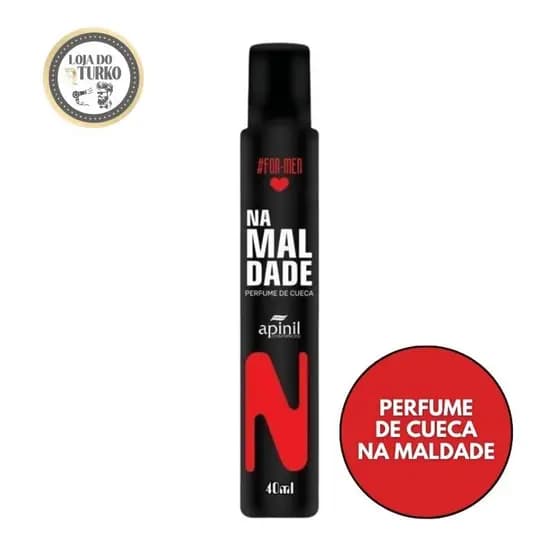 1UN PERFUME DE CUECA NA MALDADE - APINIL 40ML - TOQUE IRRESÍSTIVEL