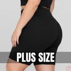 Short Plus Size Legging Cintura Alta Feminino Bermuda Suplex Meia Coxa Fitness