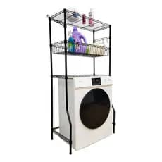 Rack Lavanderia Maquina De Lavar Organizadora 3 Prateleiras maxime utilidades