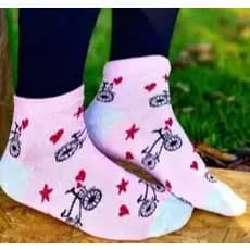 Kit 3 ou 6 Pares Meia Feminina Alto Max - Cano Curto ou Alto Estampada