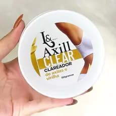 Clareador de Virilha e Axila Axilclean 150g Axilas e Virilhas Escuras Nunca Mais