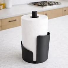 Porta Papel Toalha | Suporte de Mesa Luxo | Organizador de Cozinha Moderno