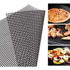 Manta tela tapete Grill Antiaderente Teflon Grelha Chapa Churrasco 30x40cm