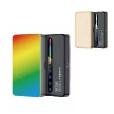 Mini luz de preenchimento rgb /luz branco portátil para cel slr selfie vlog fotografia 2700-6500K-envio imediato