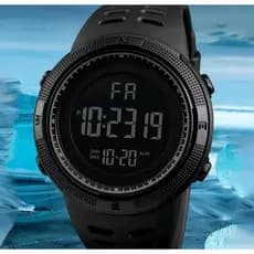 Relógio militar esportes impermeável masculino lazer digital LED digital multifuncional relógio eletrônico militar skmei
