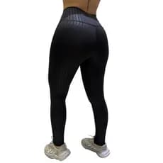 Calça legging feminina 3d se transparência/modeladora/cintura alta/ fitness e casual