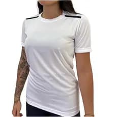 camiseta feminina dry fit com proteção uv de academia/treino/corrida/casual (COD 04)