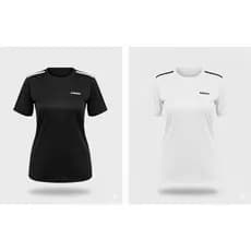 kit com duas camisetas femininas dry fit para corrida/treino/academia com proteção uv (COD03)