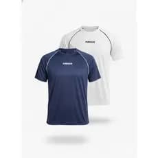 kit com duas camisetas masculinas dry fit para academia/corrida/treino com proteção uv