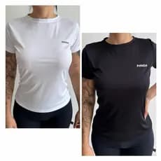 kit com 2 baby look dri fit com proteção uv para academia/treino/corrida (BL03)
