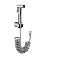 Ducha Higiênica Chuveirinho Intima Banheiro 80 Cm Aço Inox Escovado sem Registro