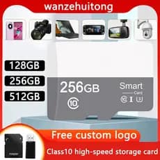 Mini cartão de memória SD 128 GB 256 GB 512 GB classe 10 cartão de memória Flash de alta velocidade