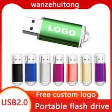 Unidade flash USB de Metal durável 128 MB 512 MB 8 GB 32 GB Unidade flash USB para carro