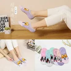 Kit 3,6,9,12 Pares Sapatilha feminina de bichinho estampas