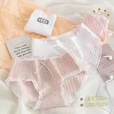 KIT 3 itens Período de desenvolvimento das meninas 10-16 anos shorts de algodão puro para meninas