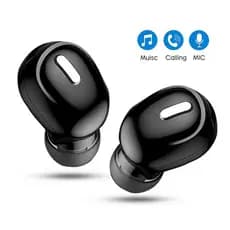 Fone De Ouvido Bluetooth X9 mini 5.0 Sem Fio Com Microfone Handsfree (1 pc Só)