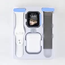 2025 Novo Relógio smartwatch Ultra 2 Em 1 X8 Sempre Exibe Cabo Sem Fio