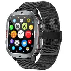 Novo relógio inteligente C30 com monitoramento de frequência cardíaca função de jogo de chamada Bluetooth