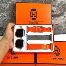 kit 2 smartwatch S9 Ul 3 Em 2 Relógio Masculino Multi-Tamanho Tela Bluetooth Chamada De Sem Fio De Freqüência Cardíaca Feminino