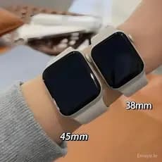 Novo Mini relógio inteligente 38mm 45mm carregamento sem fio Bluetooth chamada monitoramento de oxigênio no sangue monit