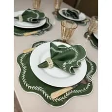 Kit Jogo Americano Souplats Mesa Posta Com Guardanapo 8Pçs Supla