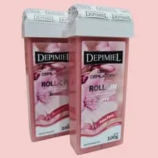 Kit 02 Unidades Cera Depimiel Roll-On Suave 100g