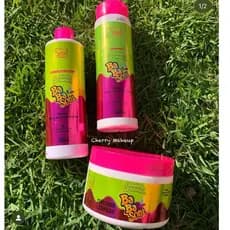 KIT CAPILAR BABASOUL TUTTI- FRUTTI  300ml, 300ml, 250g + GELATINA 500g