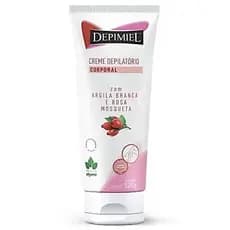 Creme Depilatório Corporal Depimiel Argila Branca e Rosa Mosqueta 120g
