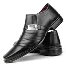 Sapato social preto masculino Pizzolev otima qualidade e conforto