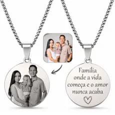 Colar Com Foto Ultra-realista Personalizado