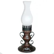 Luminária de Mesa Abajur Madeira Rustico 600E Luminária Rústica Luminárias Müller