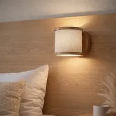 Luminária de parede Arandela G9 LED 2 Focos Moderna Cabeceira cama Freijo 110v/220v Bivolt