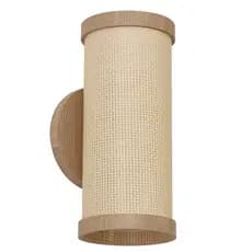 Luminária de Parede Arandela Palha Natural G9 Straw Duo 2512 Luminárias  Müller